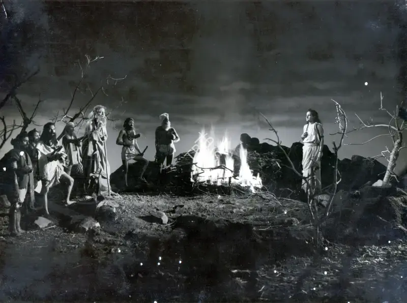 Dhirubhai Desai (Producer), Shuk Rambha, 1953, Photographic Still