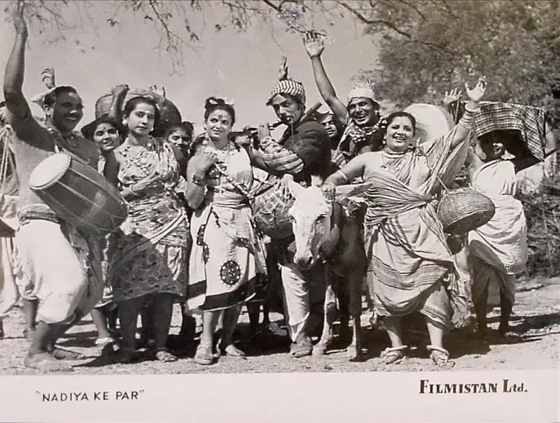 Kishore Sahu (Producer), Nadiya Ke Par, 1948, Lobby Card