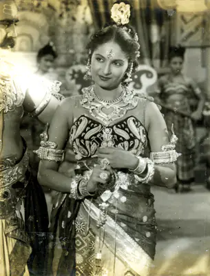 Shanti Kumar (Director), Usha Haran, 1949, Photographic Still
