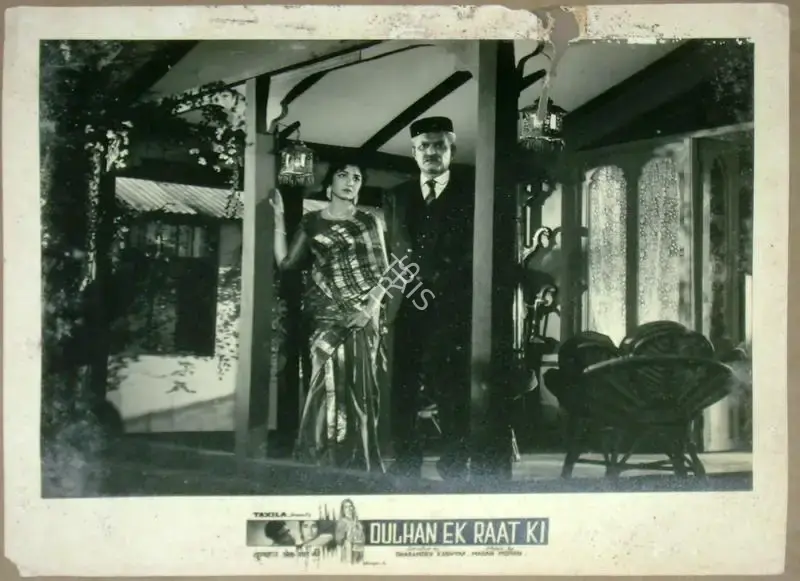 Rajendra Malone (Cinematographer), Dulhan Ek Raat Ki, 1966, Lobby Card