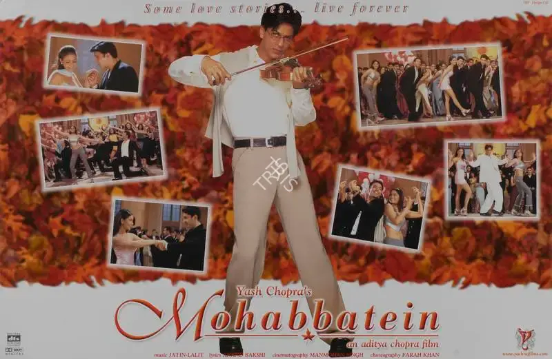 Yash Chopra (Producer), Mohabbatein, 2000, Lobby Card