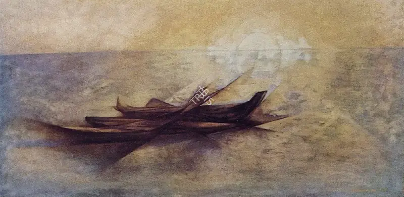 Sabavala, Jehangir (Artist). The Close of Day. Oil on Canvas, 1964 | The Crucible of Painting | Painting | FineArts | 00182409
