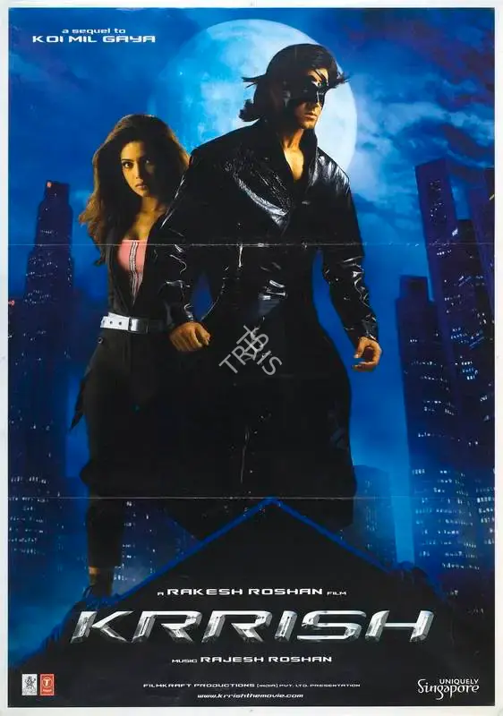 Rakesh Roshan (Producer), Krrish, 2006, Full Sheet Poster