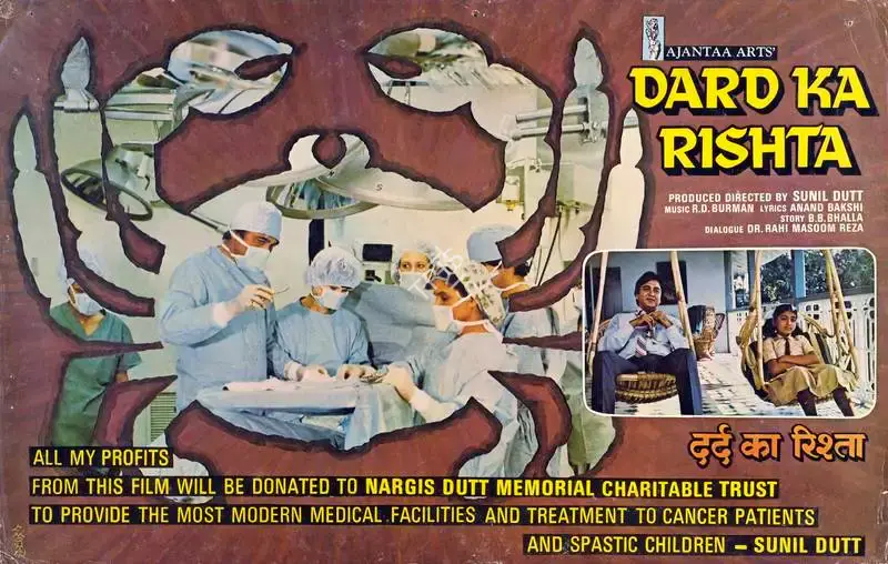Sunil Dutt (Producer), Dard Ka Rishta, 1982, Lobby Card