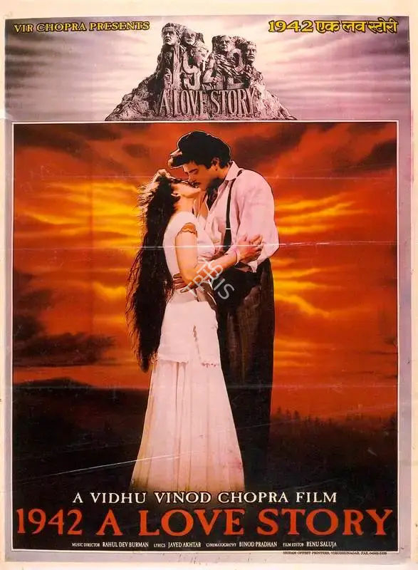 Vidhu Vinod Chopra (Producer), 1942 A Love Story, 1994, Full Sheet Poster