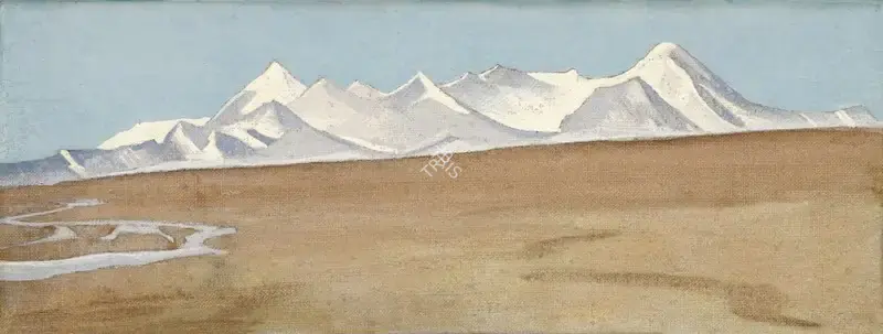 Nicholas Roerich (Artist), Tangla Chain, 1928, Painting