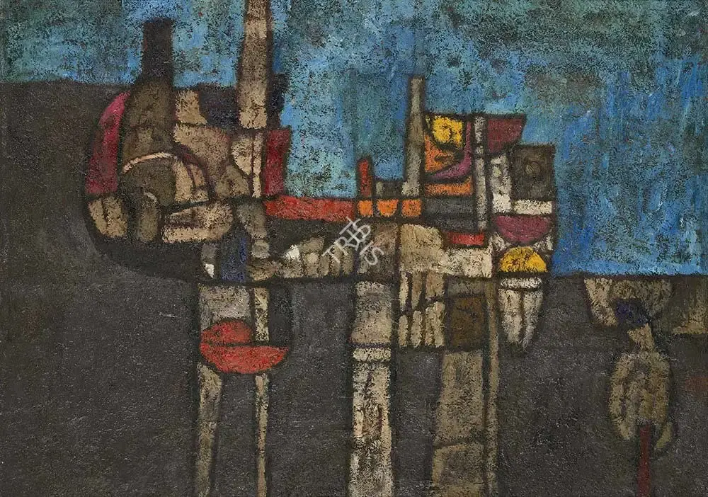 Satish Gujral (Artist), Untitled, 1960, Painting