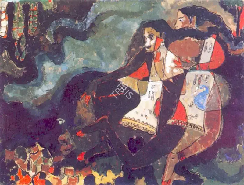 Mohan Samant (Artist), Untitled, 1954, Painting