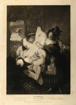 After William Peters (Artist), Merry Wives of Windsor, 1793, Aquatint