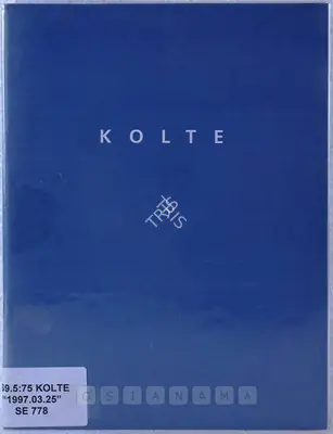 Prabhakar Kolte (Artist), Prabhakar Kolte, 1997, Solo Exhibition Catalogue
