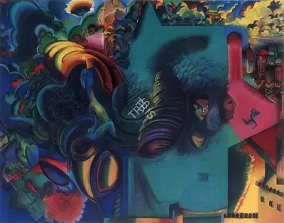 G.M. Sheikh (Artist), Choice of Birth, 1994, Painting