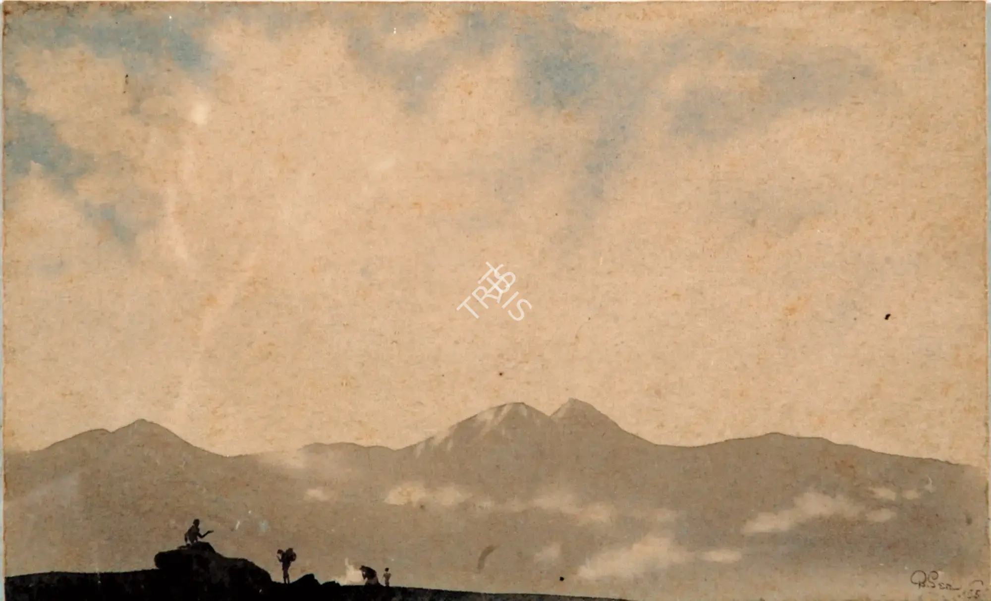 Sen, Bireshwar (Artist). Untitled, 1955 | Painting, Os.Del/20.07.06, 2006 · Osian's