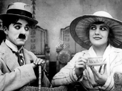 Roland Totheroh (Cinematographer), The Cure, 1917, Photographic Still