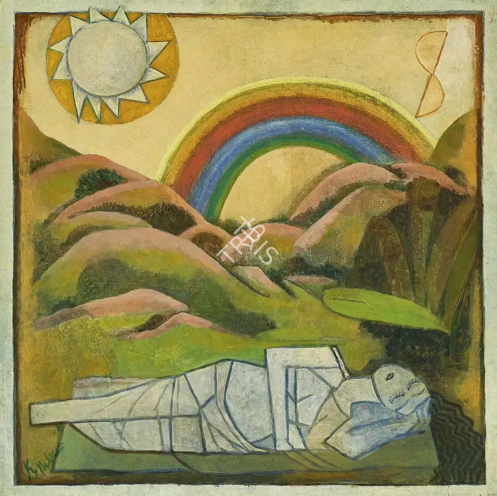 K.S. Kulkarni (Artist), Sakshi, 1992, Painting