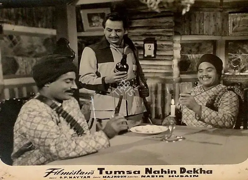 Nasir Husain (Director), Tumsa Nahin Dekha, 1957, Lobby Card