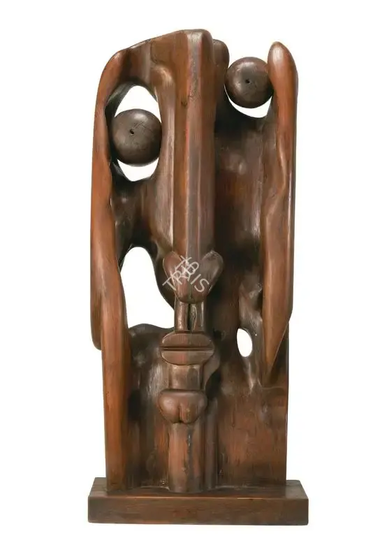 Sagara, Piraji (Artist). Untitled (Head), n.d. | Sculpture, Pu.Onl/06.08.20, 2020 · Pundole