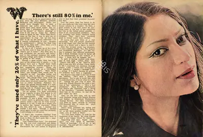 N. Bharathi (Interviewer), They've used only 20% of what I have. There's still 80% in me', 1973, Conversation