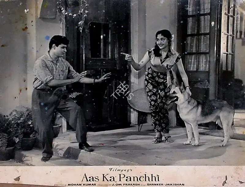 J.Om Prakash (Producer), Aas Ka Panchhi, 1961, Lobby Card