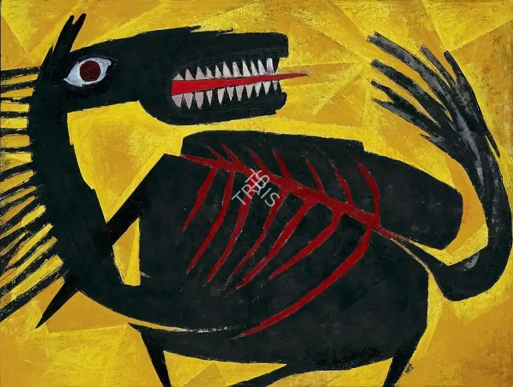 Karmakar, Prokash (Artist). Untitled, 2006 | Painting, AG.Onl/26.06.21, 2021 · Asta Guru