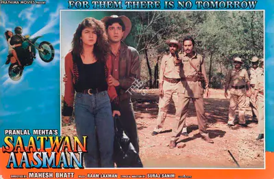Pranlal Mehta (Producer), Saatwan Aasman, 1992, Lobby Card