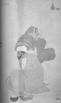 Abanindranath Tagore (Artist), Illustration of verse No. II from The Rubbayat of Omar Khayyam, 1909, Painting