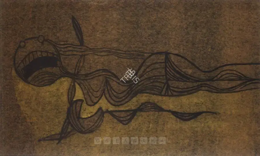 K.S. Kulkarni (Artist), Mother & Child, Painting