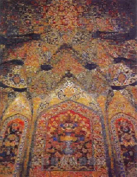 Rana, Rashid (Artist). Re-Ornamented Ii, 2004 | Print, Sa.Onl/04.09.08, 2008 · Saffronart