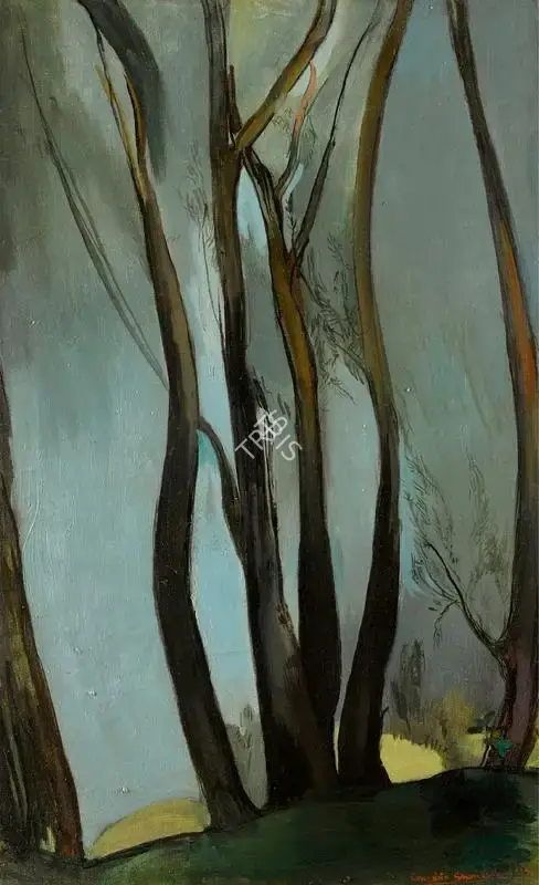 Amrita Sher-Gil (Artist), Trees, 1939, Painting