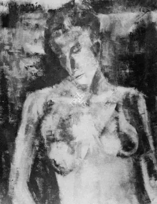 Akbar Padamsee (Artist), Grey Nude, 1960, Drawing