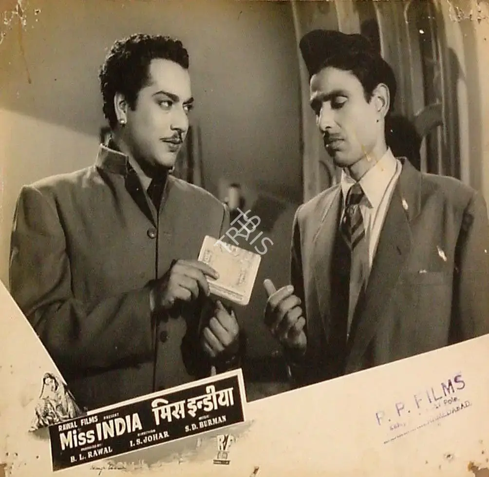 Ramachandra (ii) (Cinematographer), Miss India, 1957, Lobby Card