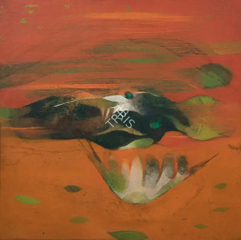 Bimal Dasgupta (Artist), Untitled, 1980, Painting