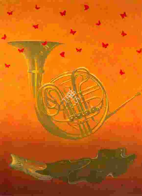 Kiran Telkar (Artist), Reverberations, 2006, Painting