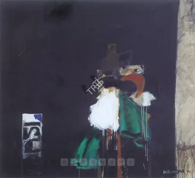 Chittrovanu Mazumdar (Artist), Untitled, 1994, Painting