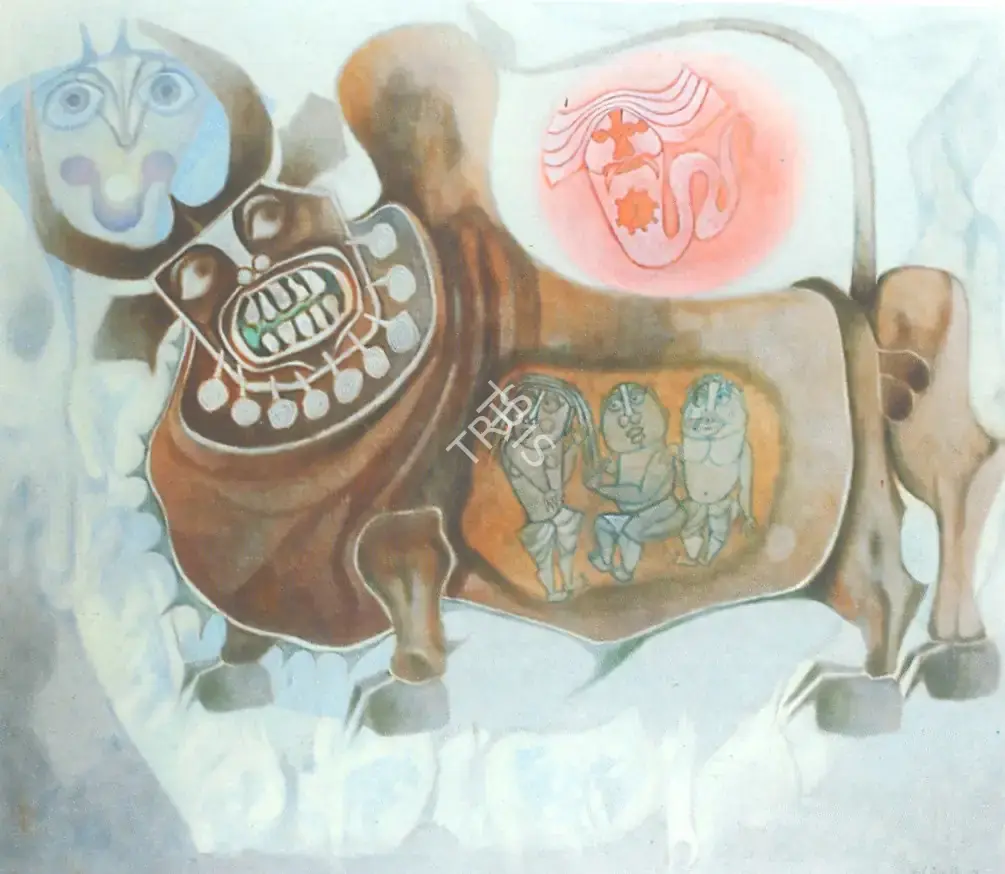 Avinash Chandra (Artist), Abstract, 1960, Painting