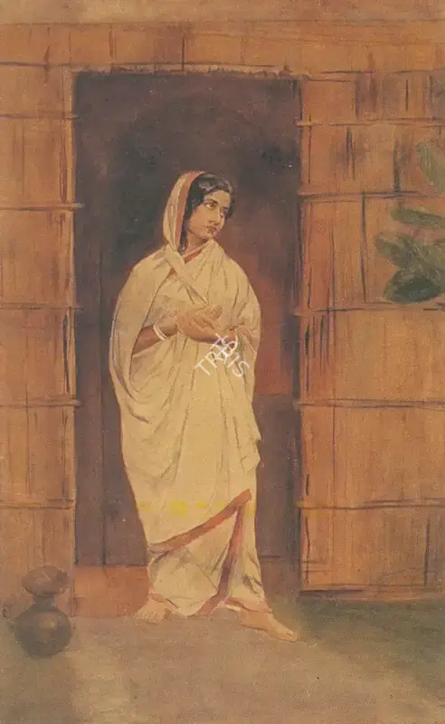 Hemendranath Mazumdar (Artist), Bengali Woman, Painting