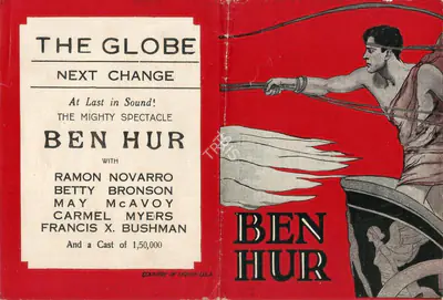 Fred Niblo (Director), Ben Hur, 1925, Handbill
