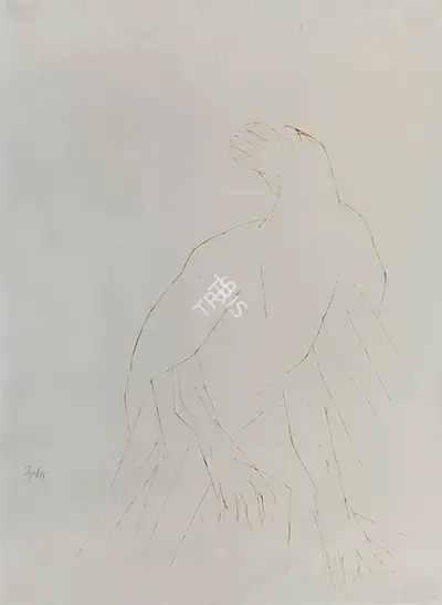 Tyeb Mehta (Artist), Untitled, 1985, Drawing