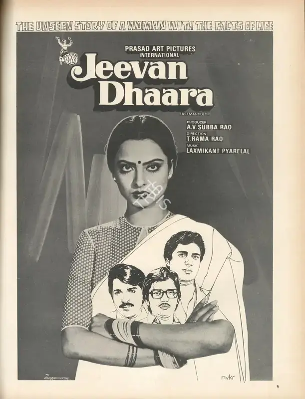 A. V. Subba Rao (Producer), Jeevan Dhaara, 1982, Advertisement