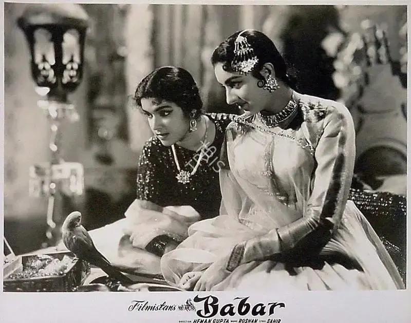 Vasant Beltangdi (Cinematographer), Babar, 1960, Lobby Card