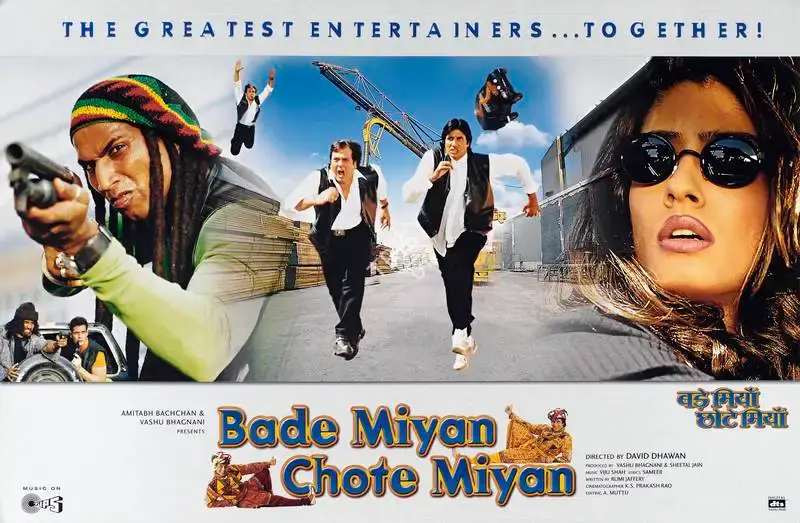Vashu Bhagnani (Producer), Bade Miyan Chote Miyan, 1998, Lobby Card