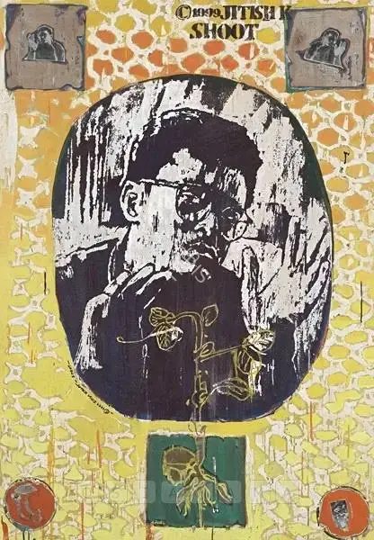 Jitish Kallat (Artist), Shoot, 1999, Painting
