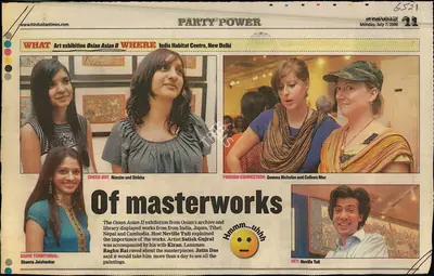 Of Masterworks, 2008, Newspaper Clipping