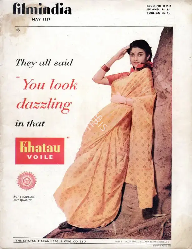 Baburao Patel (Editor), Filmindia, 1957, Magazine