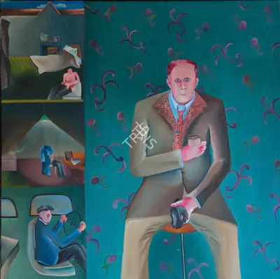 Bhupen Khakhar (Artist), Man in Pub, Painting