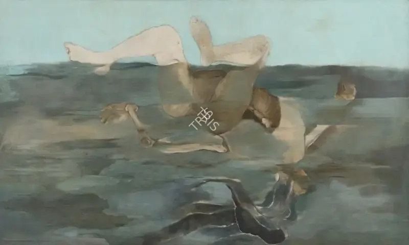 Khanna, Krishen (Artist). Concerning a drowned Girl, 1970 | Painting, Sa.Mum/02.04.25, 2025 · Saffronart