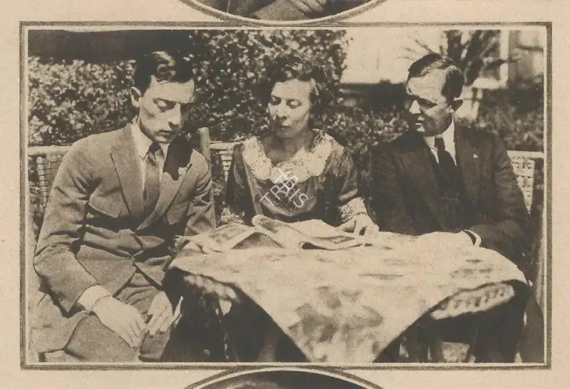Buster Keaton with his mother and father, Snippet