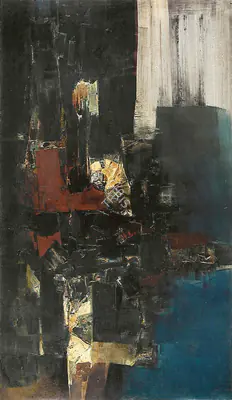 Dave, Shanti (Artist). Untitled, 1963 | Painting, Os.Del/18.03.08, 2008 · Osian's