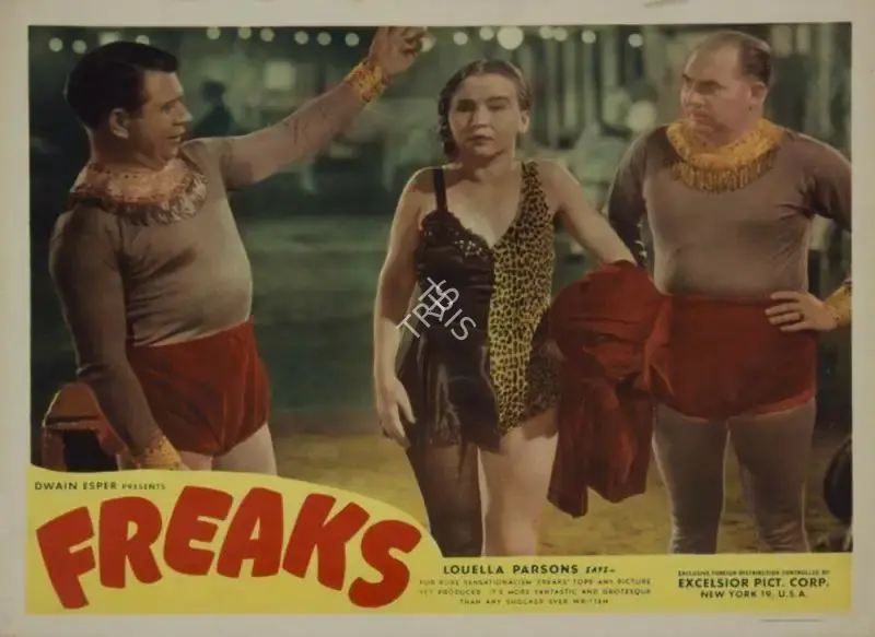 Merritt B. Gerstad (Cinematographer), Freaks, 1932, Lobby Card