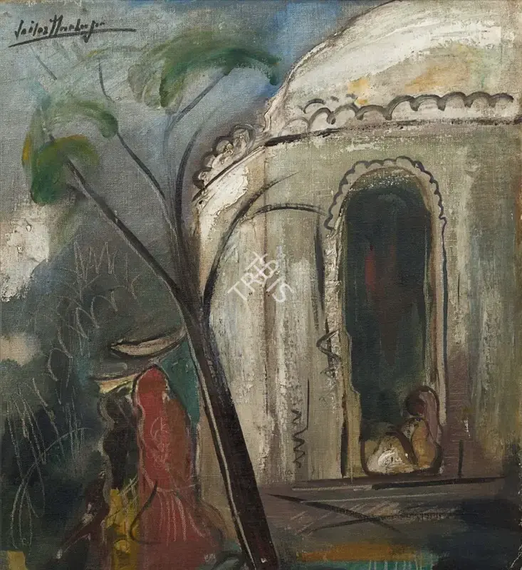 Mookherjea, Sailoz (Artist). Untitled, circa 1940 | Painting, AG.Onl/24.04.25, 2025 · Asta Guru