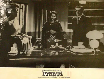 V.K. Murthy (Cinematographer), Pyaasa, 1957, Lobby Card